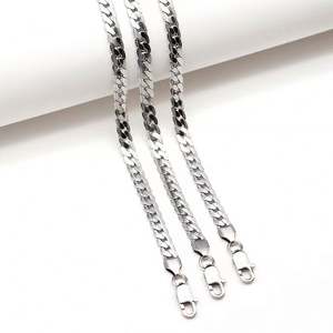 Pulsera de Acero de Titanio NK, Modelos para Hombre, Cadena Cubana con Relieve Denso, Collares de Acero Inoxidable Estilo Hip-hop para Hombre - Product Image 5