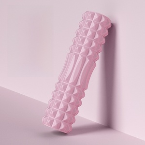 Rouleau de yoga solide en forme de croissant à picots de 33 cm, relaxant musculaire avec matériau en silicone antidérapant, léger, durable et écologique - Product Image 5