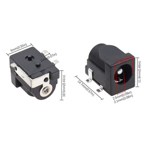 Connettore <span class=keywords><strong>Jack</strong></span> di Alimentazione DC-050 SMD DC-005 DC005 5.5*2.1mm/2.5mm Presa Femmina DC 5.5 X 2.1/5.5 X 2.5 mm DC050 - Product Image 3