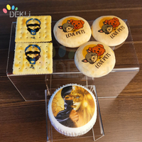 Imprimante à café 4 tasses, machine d'impression de papier de sucre alimentaire, imprimante à macaron et imprimante à bière latte pour produits alimentaires