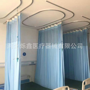 Cortinas Médicas Yuanmei, Rayadas, de Algodón, Semiopacas, 40-70, para Hospitales, Salones de Belleza, Centros de Salud - Product Image 3