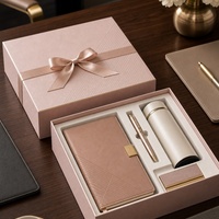 Boîte cadeau personnalisée de qualité supérieure en papier kraft robuste avec couvercle et base, avec logo pour carnet, journal, tasse à café