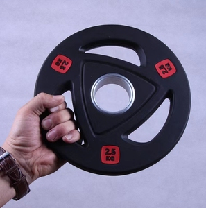 Discos de Pesas y Discos Bumper para Entrenamiento de Fuerza y Uso en Gimnasios Domésticos, <span class=keywords><strong>con</strong></span> Hierro Fundido Recubierto de Goma Resistente - Product Image 2