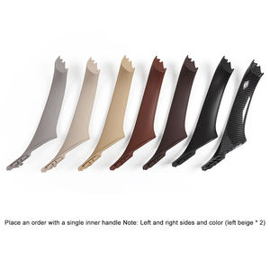 Poignée intérieure de voiture, garniture de panneau de porte intérieure, recouvrement noir gauche droit pour F10F11F18, poignée intérieure de voiture - Product Image 2