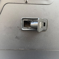 Couverture de hayon arrière en aluminium/acier noir Marveland Pickup avec éclairage LED intégré pour véhicules pick-up