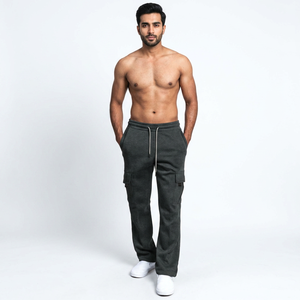 Men's Knitted Pocket Pants Men's <b>Trousers</b> - Product Image 1