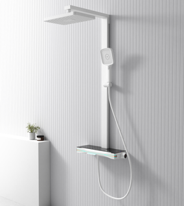 Ensemble <span class=keywords><strong>de</strong></span> douche mural carré haut <span class=keywords><strong>de</strong></span> gamme en laiton avec mitigeurs et système <span class=keywords><strong>de</strong></span> douche – <span class=keywords><strong>Prix</strong></span> usine - Product Image 3