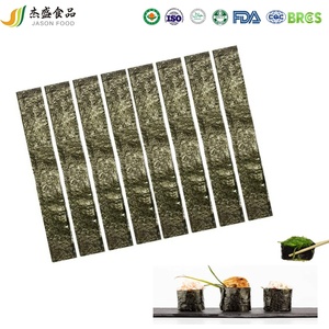 Fornecimento de Fábrica: Alga Nori Torrada para Sushi, Cortada em 1/8, Atacado - Product Image 1