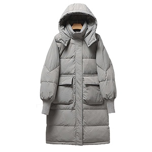 2023 hiver <span class=keywords><strong>doudoune</strong></span> dames chaud capuche rembourré vêtements femmes longs manteaux - Product Image 1