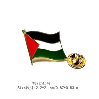 Broche personnalisable avec logo, bijoux fantaisie, inspirée des designers, broches drapeaux nationaux