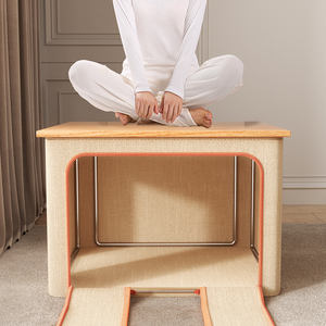 Cesta de almacenamiento de tela de lino plegable con cajas organizadoras con cremallera Contenedores para armario Garaje para ropa interior Organización de ropa - Product Image 4