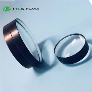 FELIX Lentille double achromatique sphérique plano-convexe K9 noire avec revêtement optique AR personnalisé - Product Image 1