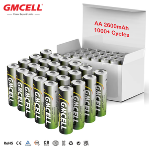 Baterías NiMH al por Mayor de Fábrica, Paquete de 50 Baterías Recargables AA NI-MH de 2600mAh para Juguetes - Product Image 1