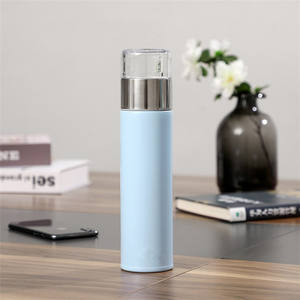 12oz termos in acciaio inox isolato sottovuoto con filtro <span class=keywords><strong>per</strong></span> bottiglia da viaggio in foglia di caffè a prova di perdite di acqua calda e fredda - Product Image 2