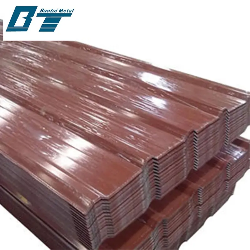 IBR Roofing Sheet Low Cost High Quality Prepainted RAL Color Customized Size Color Coated Galvanized Corrugated Steel Plate