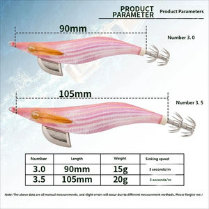 ตะขอ<span class=keywords><strong>ปลา</strong></span>หมึกเรืองแสงพลาสติกขายส่ง สำหรับเหยื่อไม้ EGI-OH ไซส์ F 2.0 2.5 สำหรับตก<span class=keywords><strong>ปลา</strong></span>ทะเล ตก<span class=keywords><strong>ปลา</strong></span>แม่น้ำ - Product Image 3