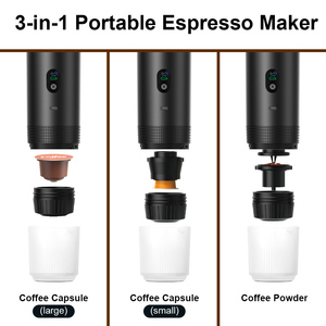 Máquina de café espresso portátil de 20Bar con calentamiento rápido 3 en 1 multifunción para viajes al aire libre uso de <span class=keywords><strong>oficina</strong></span> <span class=keywords><strong>cafetera</strong></span> - Product Image 3