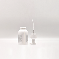 Emballage cosmétique en plastique HDPE de luxe à épaules arrondies de 300 ml, imprimé sur mesure, flacon pompe pour désinfectant pour les mains en mousse