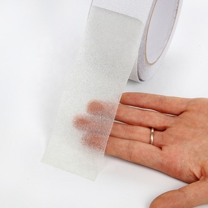 Cầu thang treads an toàn đi bộ không thấm nước rõ ràng Bề mặt cát băng dính rõ ràng PVC Non-Slip chống trượt băng - Product Image 1