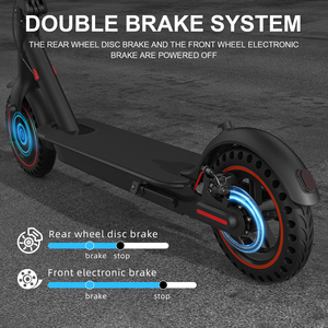 Trottinette pliable 36V à deux roues de 8,5 pouces, modèle J03, pour adultes et adolescents, trottinette intelligente contrôlée par application, en promotion - Product Image 6