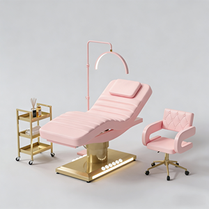 Cama de belleza eléctrica - cama multifuncional para masajes corporales y tatuajes - cama térmica para tatuajes y pestañas - cama terapéutica - Product Image 1