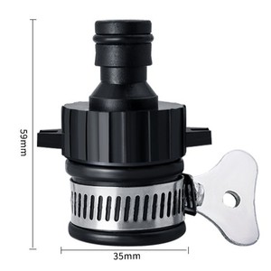 Raccord multifonctionnel en plastique <span class=keywords><strong>de</strong></span> type tétine pour lavage <span class=keywords><strong>de</strong></span> voiture, 4/6 points, pour <span class=keywords><strong>robinet</strong></span> domestique et tuyau d'arrosage <span class=keywords><strong>de</strong></span> <span class=keywords><strong>jardin</strong></span> - Product Image 3
