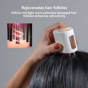 Mini peine para el cuidado del cuero cabelludo con luz roja con función de infusión líquida segura para el crecimiento del cabello y uso doméstico suministro al por mayor - Product Image 5