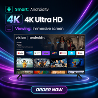 TV LED LCD 4K 75-inci 65-inci 55-inci 43-inci 32-inci Ultra-Tipis Smart 144Hz WIFI Televisi Smart TV