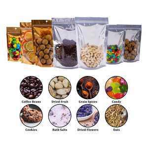 한쪽 투명 PE 마일라 호일 지퍼 백 투명 플라스틱 식품 포장 감자 칩 그라비어 인쇄 표면 처리 - Product Image 6