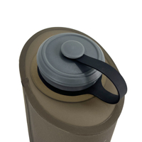 Bouteille d'eau souple d'hydratation en TPU sans BPA d'une capacité de 1,5L pour le camping et la randonnée