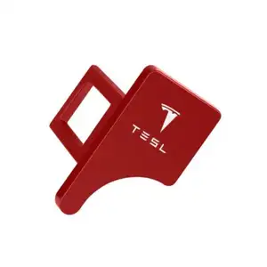 Mới xe an toàn vành đai an toàn vành đai Bìa xe khóa Clip dây an toàn clip cho Tesla mô hình 3 x S Y phong cách Roadster phụ kiện