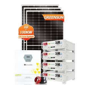 Komplettes On/Off-Grid-PV-Hochspannungs-Solarstromsystem als Komplettset mit 20kW, 40kW, 50kW, 80kW, 100kW für die kommerzielle Nutzung - Product Image 1