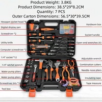 Vente chaude Valise Portable 53pcs Tournevis Électrique Stylo Matériel Kit D'outils Ensemble