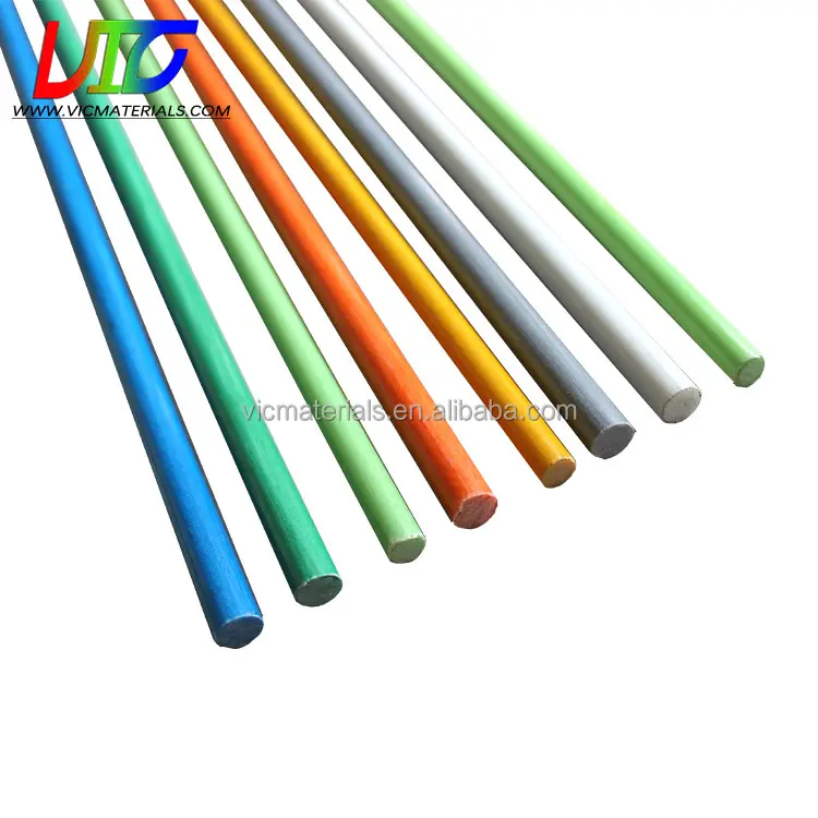 Hot Koop Fiberglass Pole Staaf Zuinig Glasvezel Fiber Staaf, Goede Kwaliteit Glasvezel Versterkte Staaf