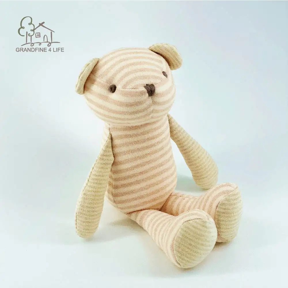 Grandfine Mainan Boneka Katun Lembut, Mainan Boneka Mewah Organik Beruang Lembut Menenangkan untuk Tidur