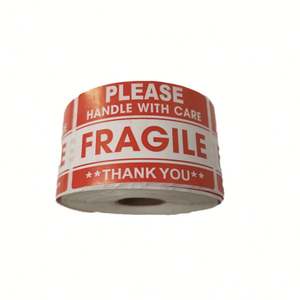 Etiquetas Adhesivas de Advertencia de Inventario de Fábrica, Etiquetas de Advertencia de Embalaje Frágil a Prueba de Agua, Venta al Por Mayor a Bajo Costo - Product Image 4