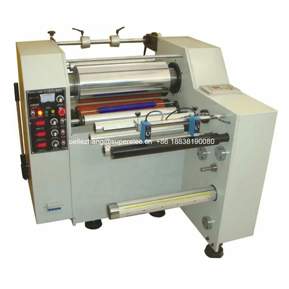 500mm Fully Automatic Thermal Roll to Roll label paper roll lamination machine price