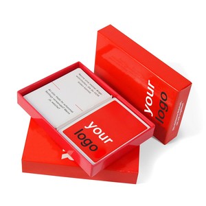 Multiples styles Vente en gros Jeu de cartes d'apprentissage de l'<span class=keywords><strong>anglais</strong></span> Jeu personnalisable Cartes de questions Jeu de cartes adulte pour la famille - Product Image 2