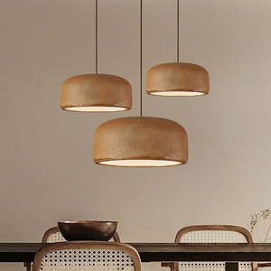 Lampade a sospensione soggiorno sala da pranzo ristorante Hall Hall Hotel Lobby scale moderno lampadario Wabi Sabi luce pendente - Product Image 2