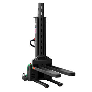 Mesin Penumpuk Barang <span class=keywords><strong>1T</strong></span> 1.6M, Forklift Portabel Pengangkat Sendiri, Penumpuk Pallet Listrik Penuh - Product Image 3