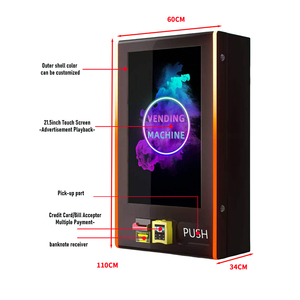 Distributeur automatique intelligent autonome avec écran tactile de 32 pouces, paiement par carte de crédit, monnaie, code QR, carte Pok Mon, vérification d'âge - Product Image 2
