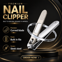Ensemble professionnel de coupe-ongles en acier inoxydable, outils de manucure, kit de toilettage, soin des ongles