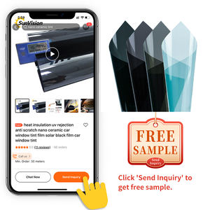 Película de ventana de coche, nano, cerámica, papel polarizado negro para <span class=keywords><strong>aut</strong></span> - Product Image 2