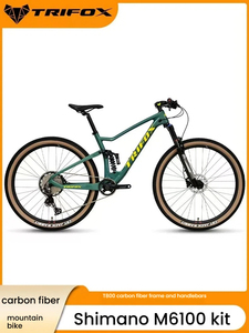 Bicicleta de Montaña de Fibra de Carbono con SHI | Cambio de Marchas de Precisión MANO M6100 con <span class=keywords><strong>Manillar</strong></span> Integrado para Ciclismo Profesional - Product Image 6