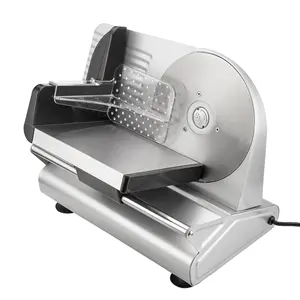 SY8808 Family Electric Frozen Beef Lamb Roll Slicing Machine/Mini Chilled Meat Chipper/Bread Cheese Food Slicer Cutting Machine