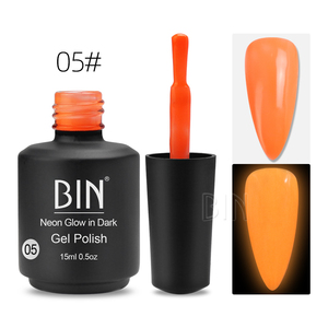 Contenitore personalizzare Neon e bagliore in ammollo scuro smalto gel 15ml luminoso smalto gel UV - Product Image 3