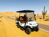 Carrito de Golf Compacto de 4 Plazas, Buggy Eléctrico en Oferta para Desplazamientos en Campos de Golf, Paseos Casuales en Parques, Venta al por Mayor para Carreteras No Públicas