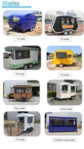 XINJINGYAO-Carrito de comida para perros calientes, carrito de helado, bicicletas, carrito de cocina móvil, camión de comida a la venta, compras en línea personalizadas - Product Image 5