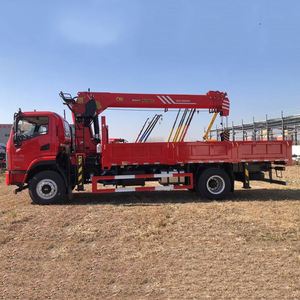 Grue montée sur camion Shacman Delong Sany de 8 tonnes avec flèche à 5 sections et extension simple à 2 sections pour la construction et les infrastructures - Product Image 4
