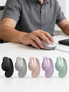 <span class=keywords><strong>Mouse</strong></span> <span class=keywords><strong>Ergonomico</strong></span> Wireless con <span class=keywords><strong>Grande</strong></span> Capacità di Accumulo, Poggiapolsi, Sensore Hantianxia+3220 2.4G, 1000/1600/2000/4000 DPI, 6 Pulsanti - Product Image 3